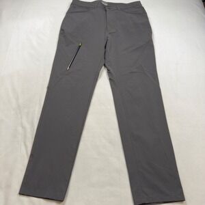 Merrell Mens Hiking Pants Gray Nylon Spandex Stretch Outdoor Trouser JMS25448 34